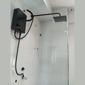 All black & Elegant Black Top shower